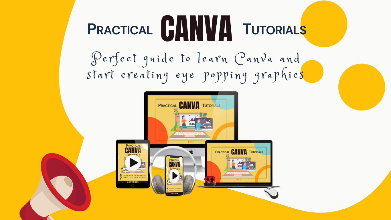 Advanced Practical Canva Tutorials Sales Page